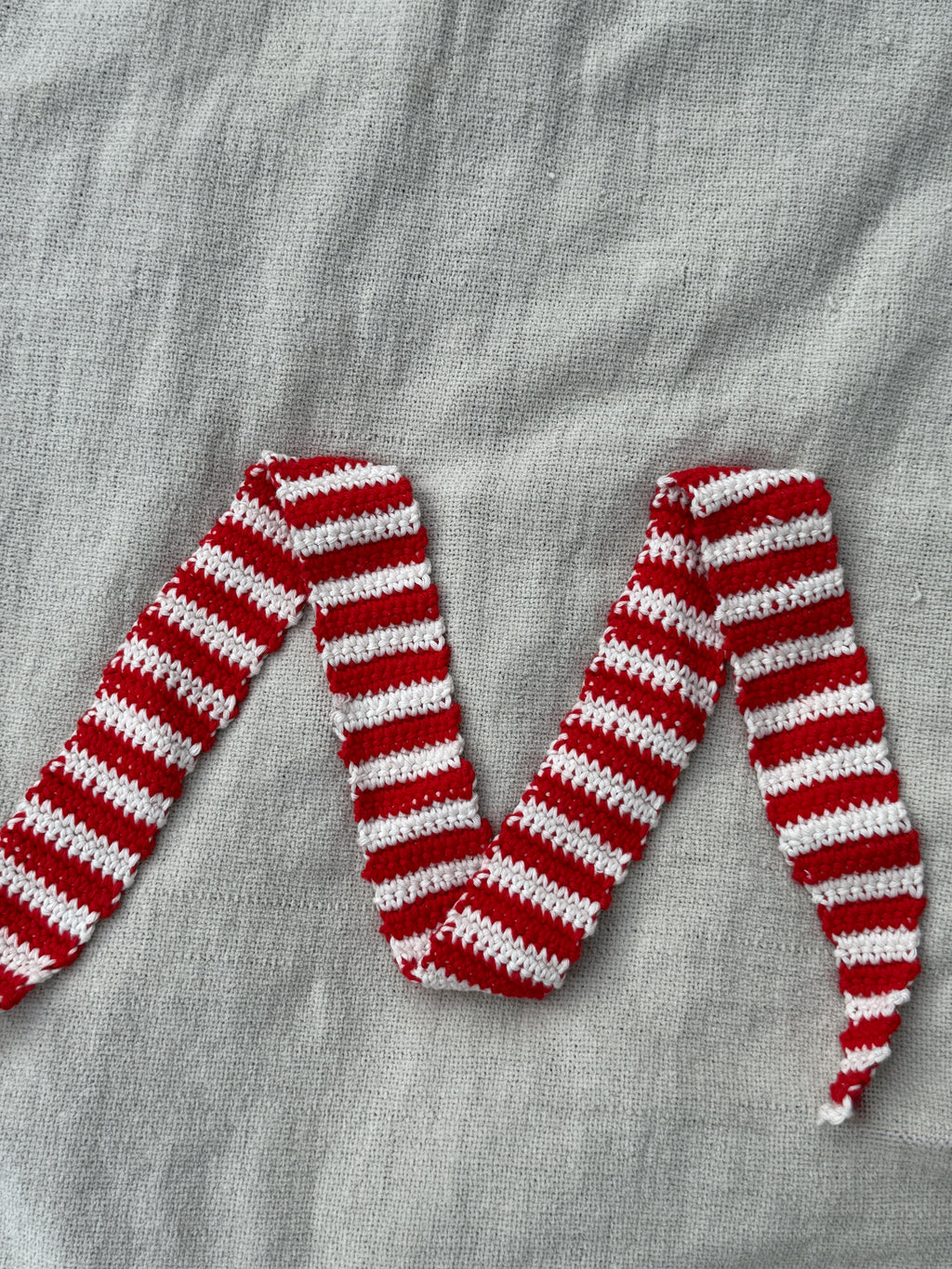 Cherry Cotton Skinny Scarf