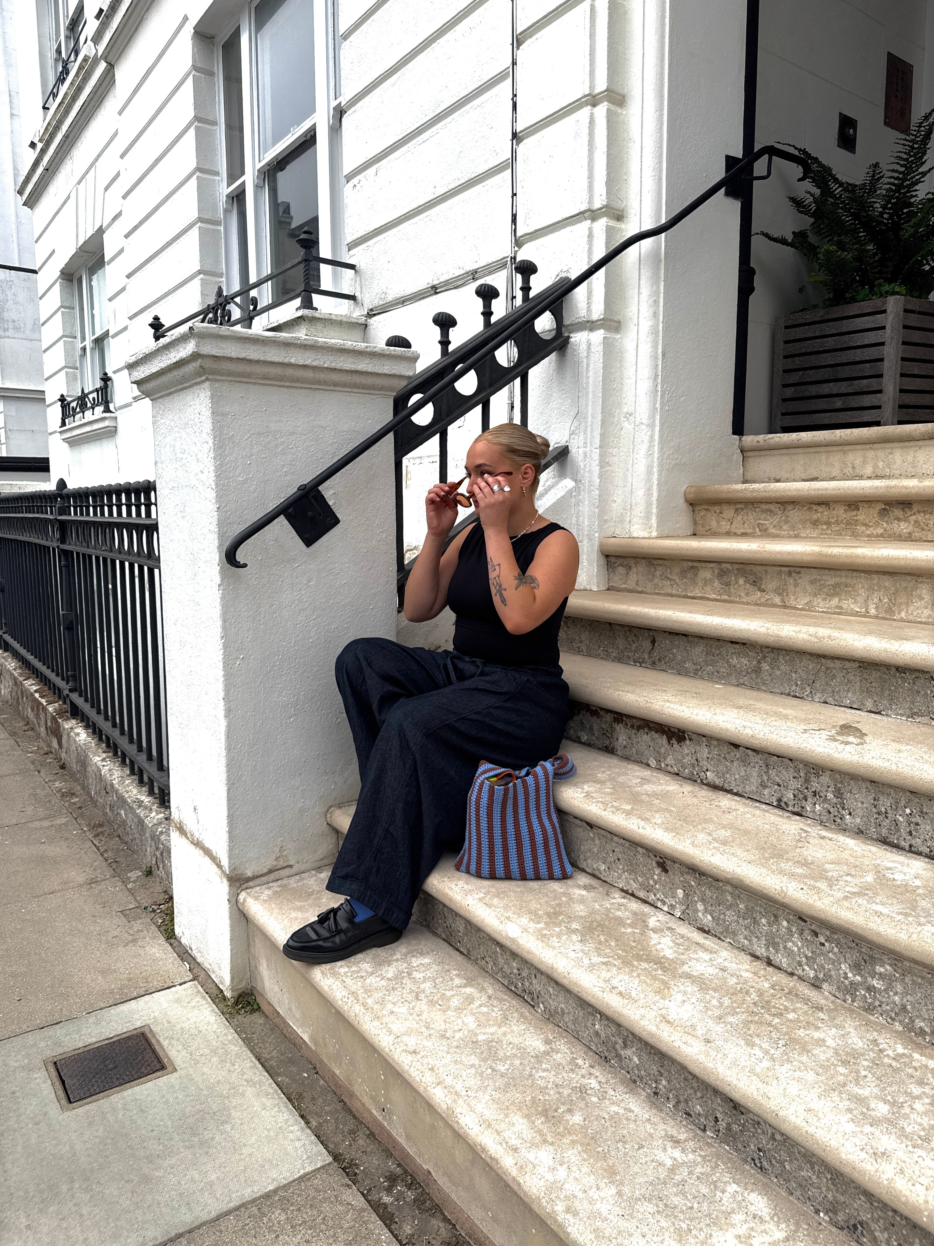 Espresso Cornflour Naples Bag