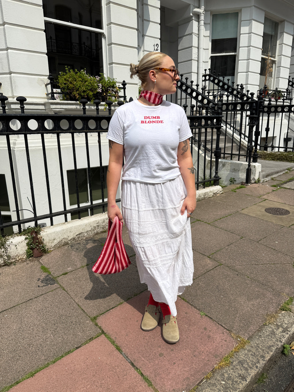 Cherry Peony Naples Bag