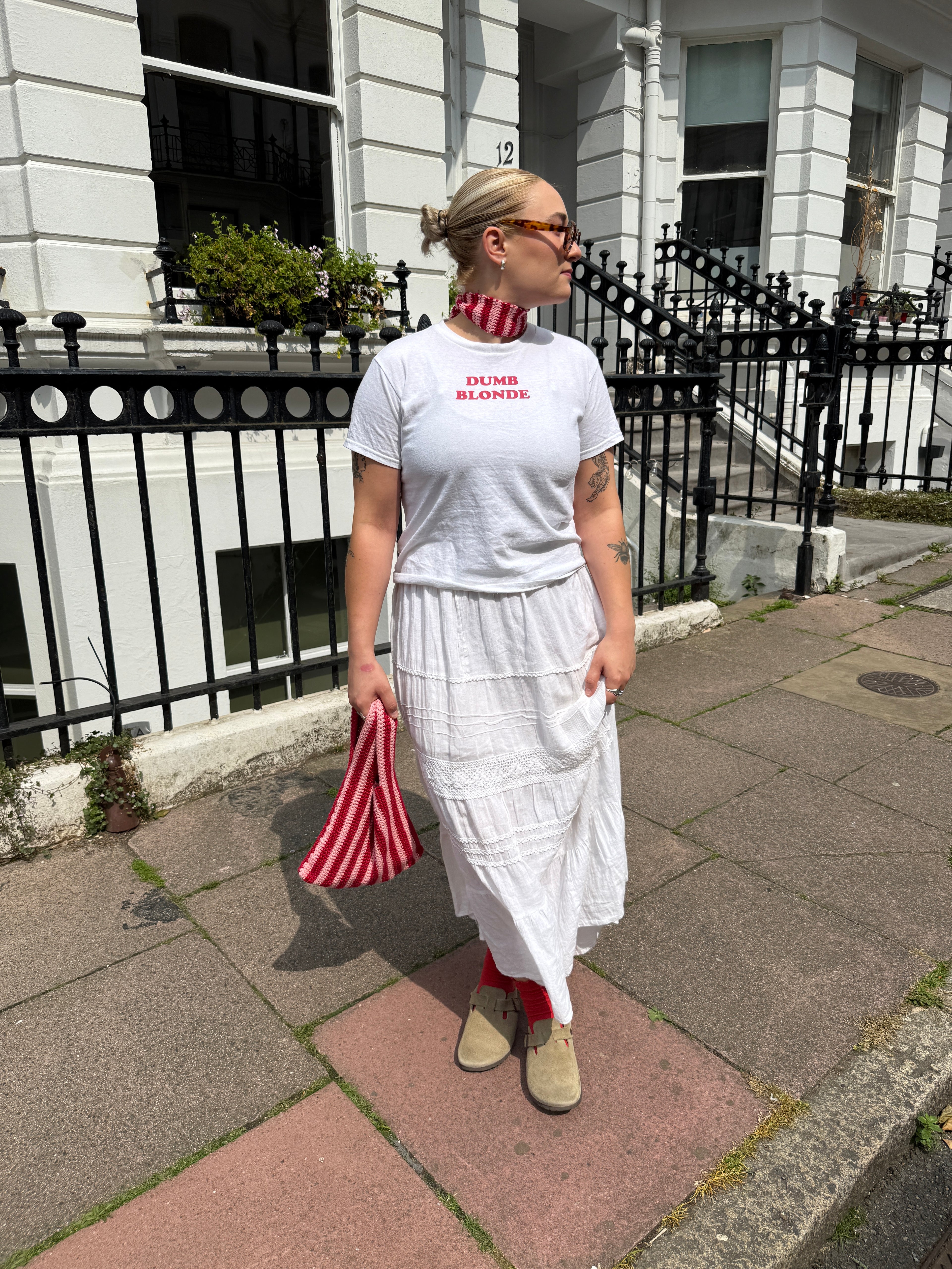 Cherry Peony Naples Bag