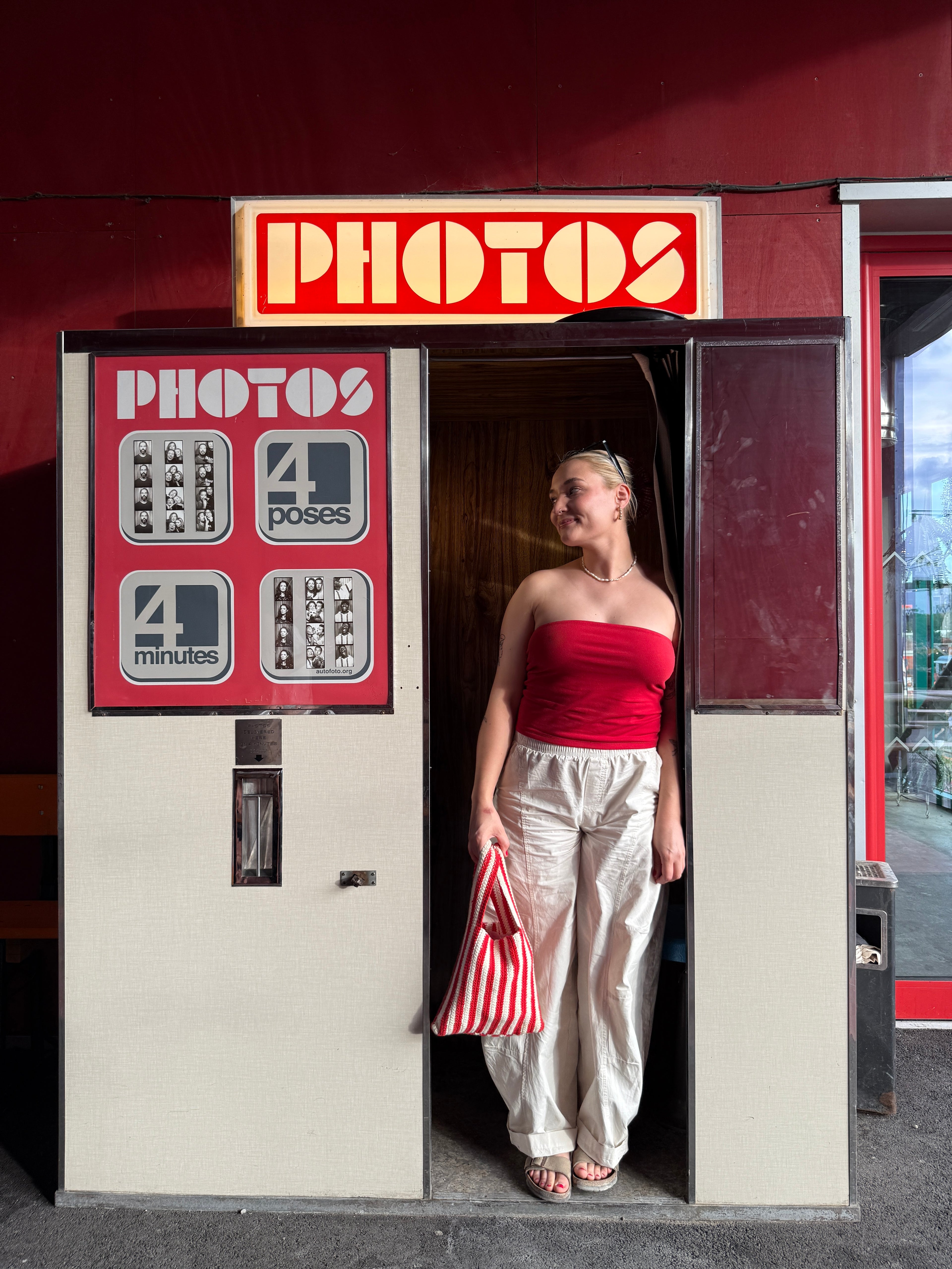 Cherry Cotton Naples Bag