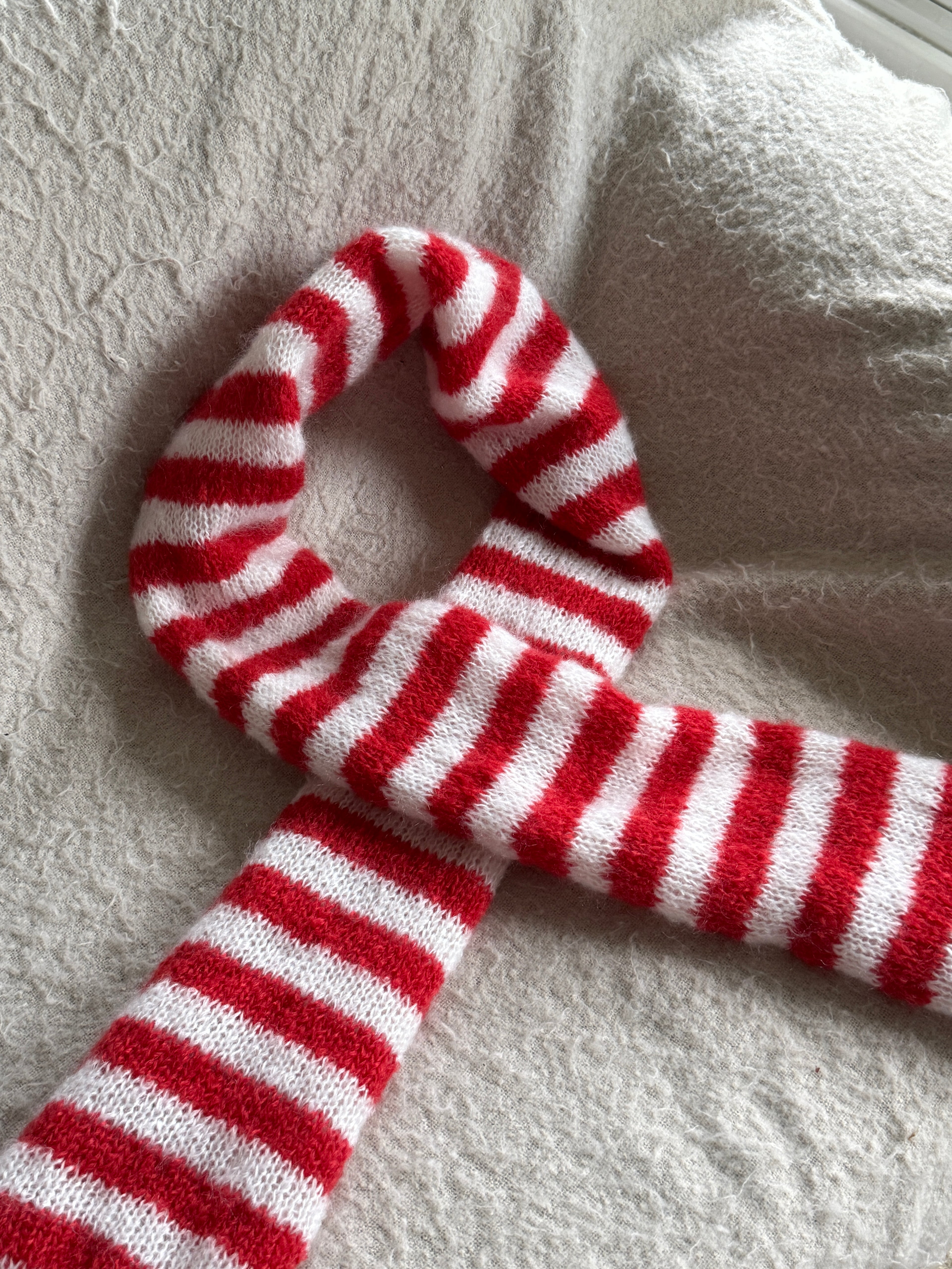 Cherry Cotton Mohair Scarf